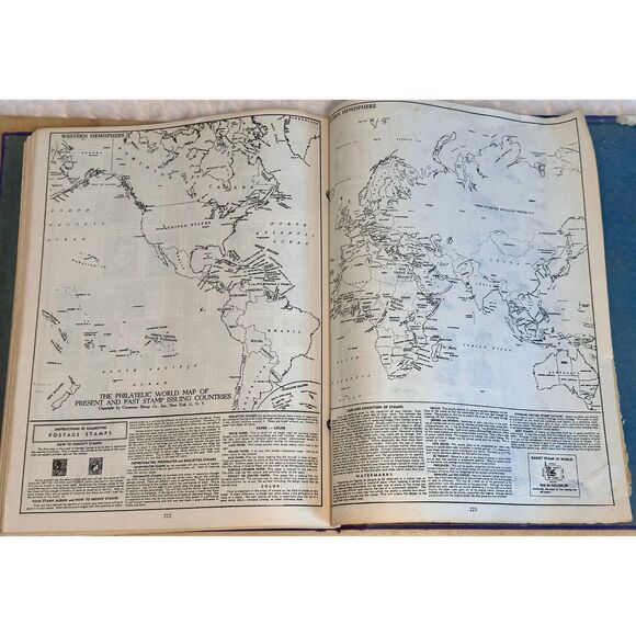 1950s Stamp Collectors Lot - 60 Stamps, World Stamp Album & Learning Stamps Book - Picture 3 of 8